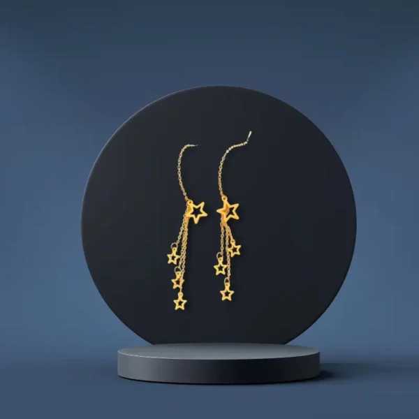 boucles pendantes K-style en acier inoxydable Poccanel