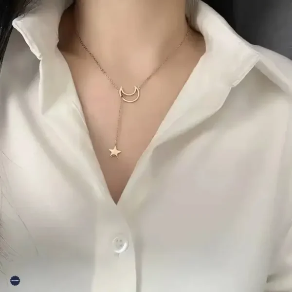 Pendentif étoile Hoshi acier inoxydable